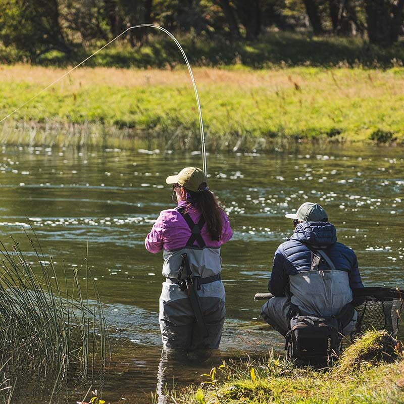 Fly fishing El Saltamontes, Chile